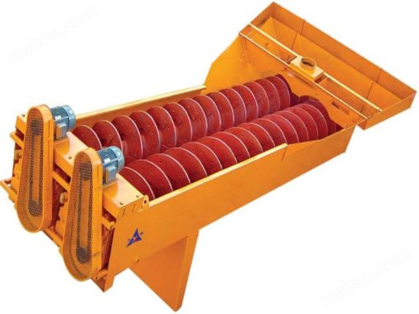 Double helix sand washing machine