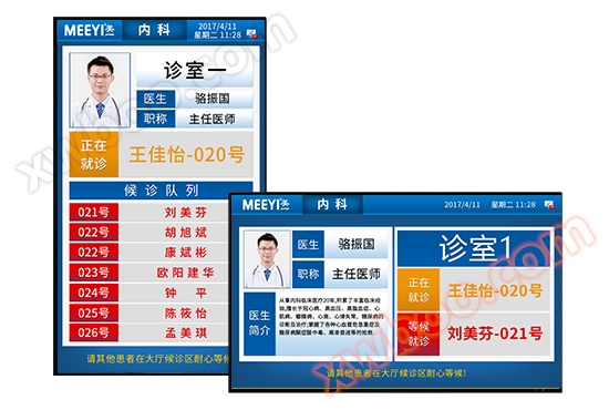 Secondary triage integrated machine (at the entrance of the doctor's office)