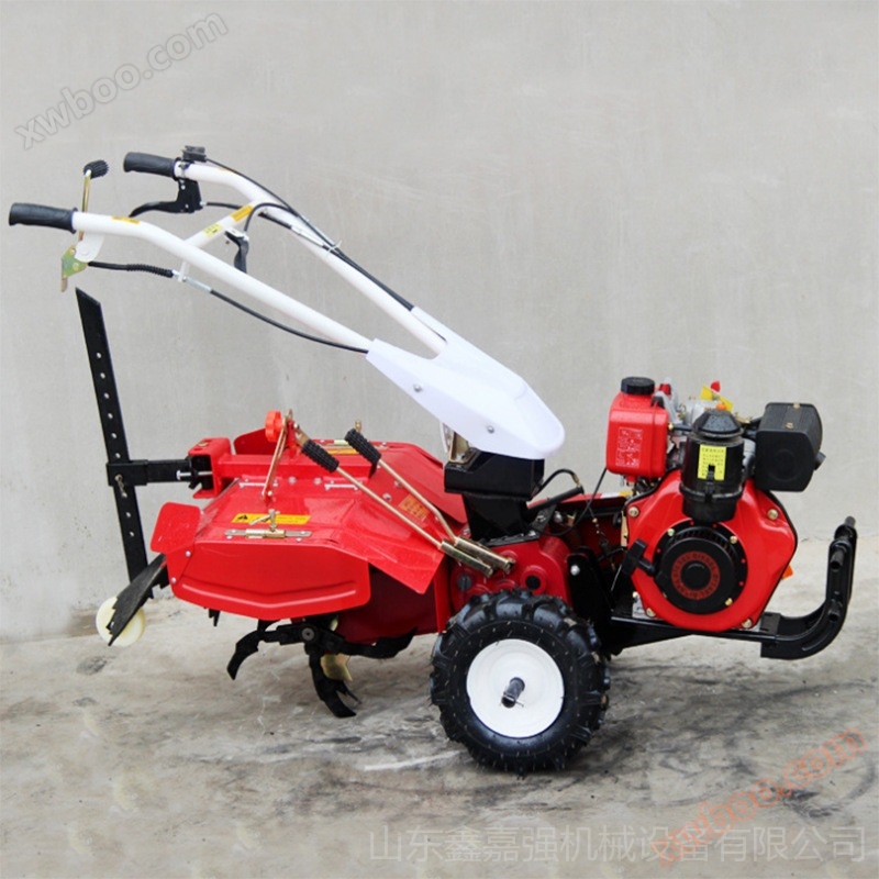 186 type diesel micro tiller self-propelled trencher Xinjiaqiang direct sales orchard greenhouse weeding and loosening machine