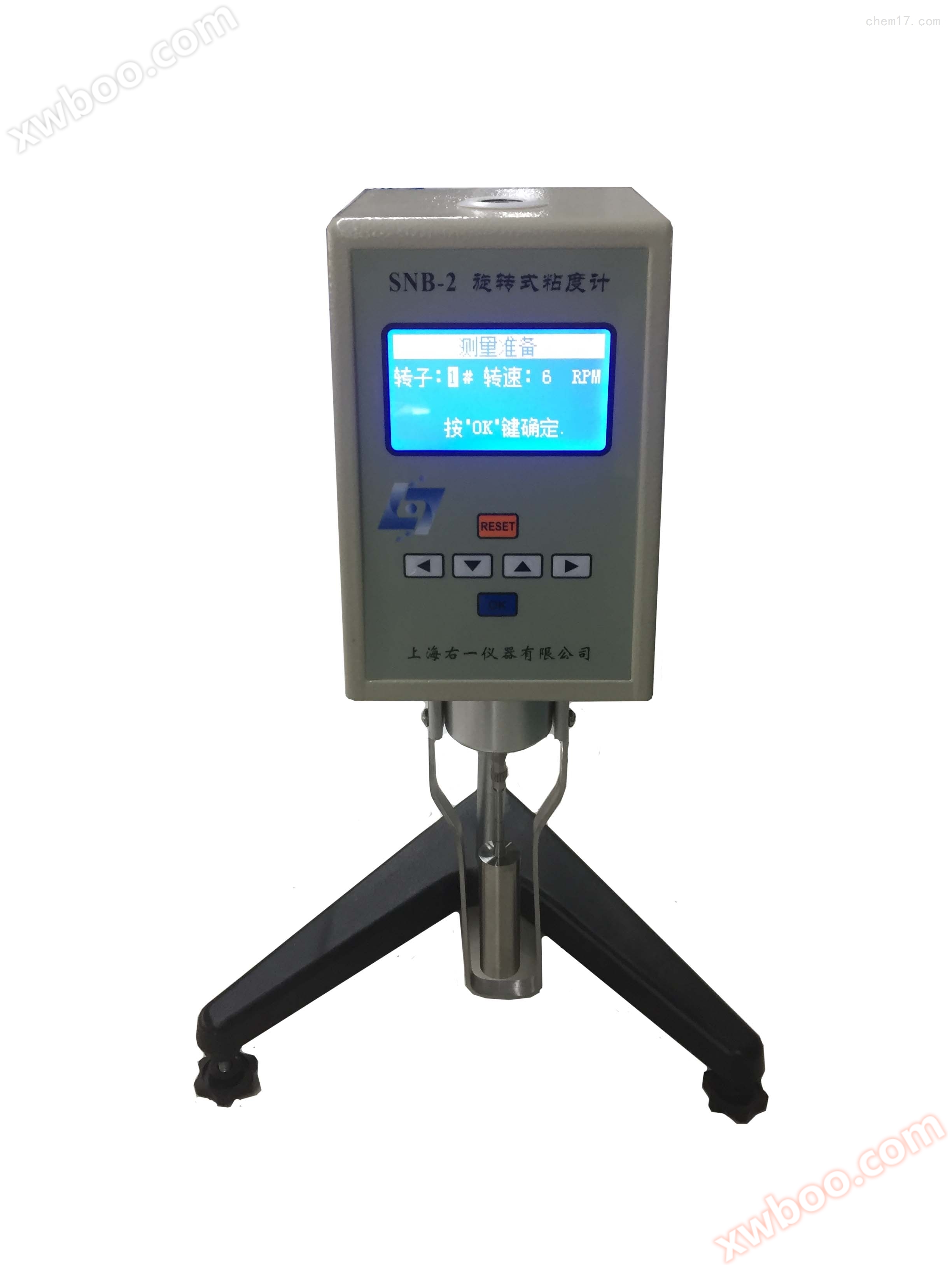 Neues LCD-Rotationsviskosimeter SNB-2 2019