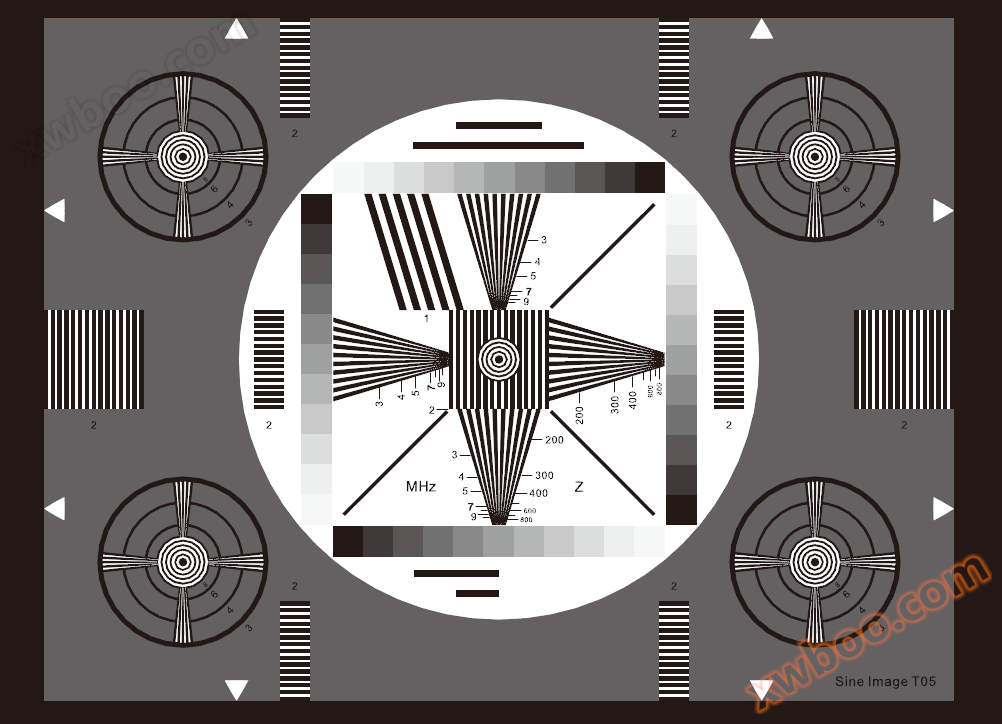 SineImage cikakken gwajin katin