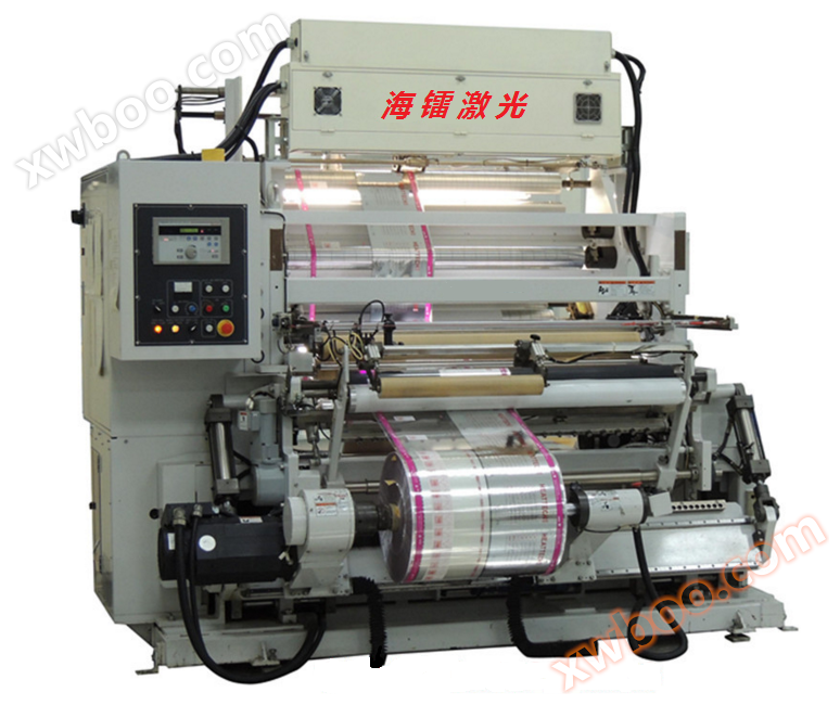 Packaging film tear line punching machine