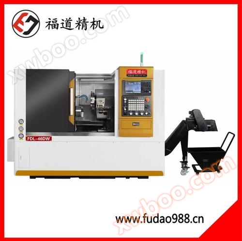 CNC lathe FDL-46DW for turret tail top machine